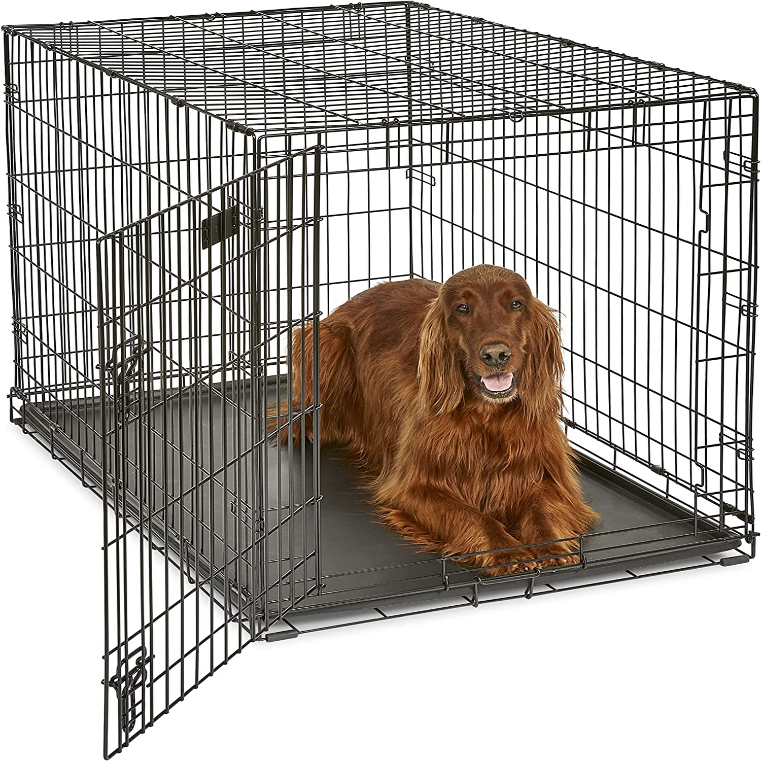 Newly Enhanced Single Door Icrate Dog Crate