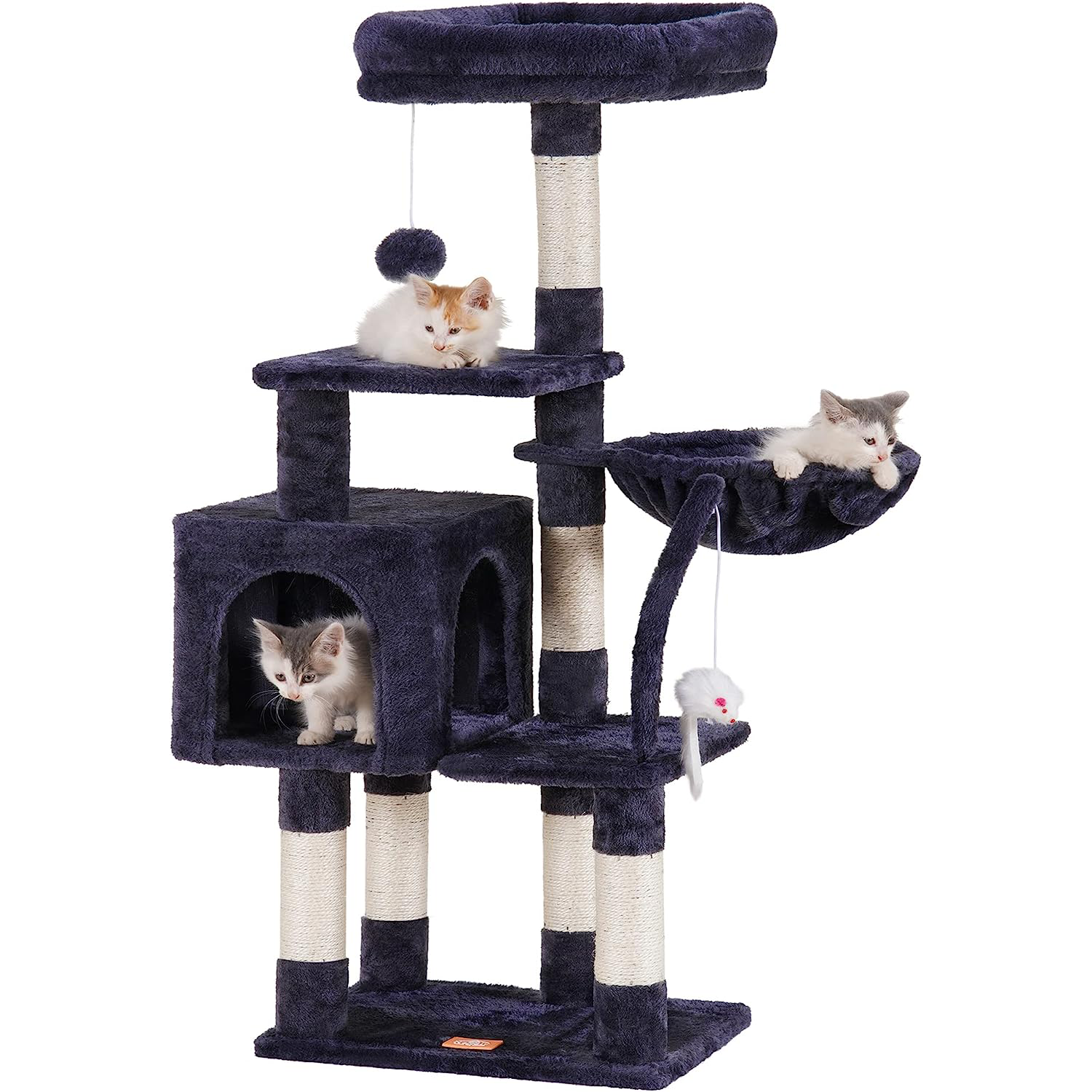 Cat Tree with Toy, Cat Tower Condo for Indoor Cats