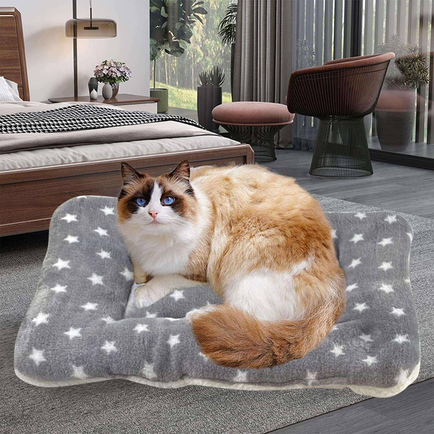 Small Animal Plush Bed, Bunny Bed