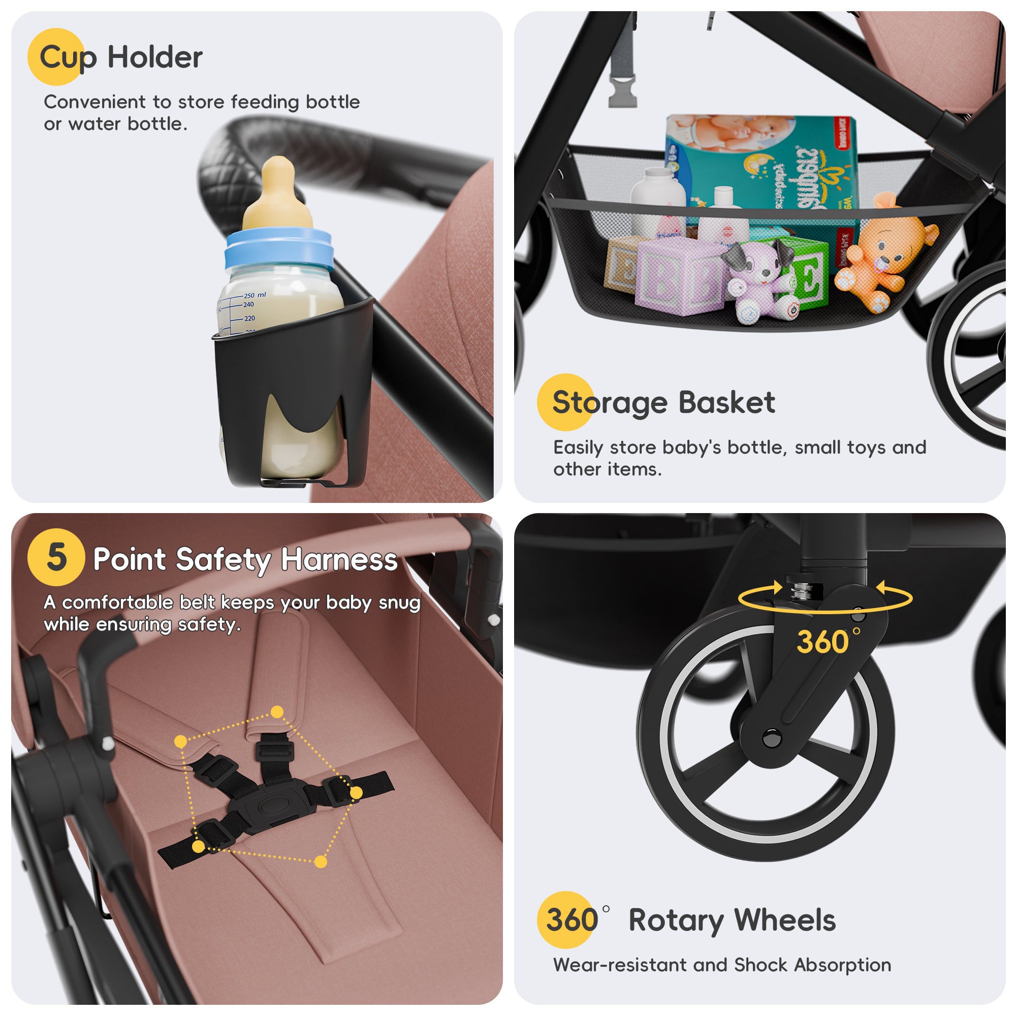 MU Double Stroller