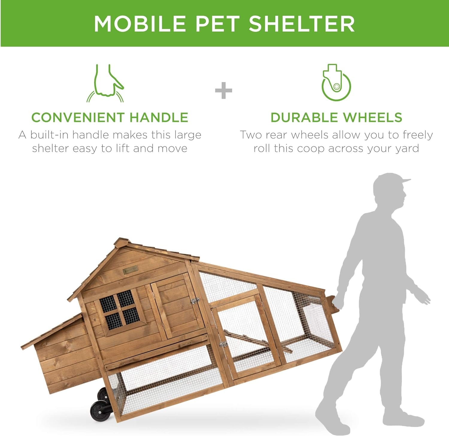 71In Mobile Fir Wood Hen House