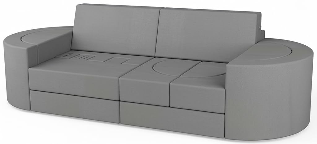 Betterhood 16pcs Modular Kids Play Couch, Large Toddler Play Sofa for Fun Play Time or Comfy Lounging, 1000+DIY Creativing Playroom Furniture, Foam Couch for Boys & Girls